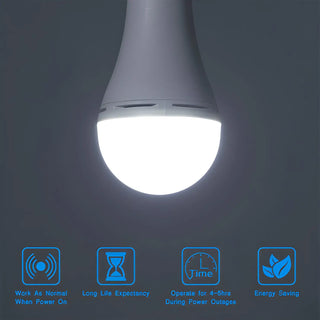 Portable Waterproof Rechargeable LED Light Bulb for Camping & Fishing