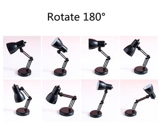 LED Mini Desk Lamp Foldable Magnetic Night Light Bedroom Study Reading Book Lamps With Clip Eye Protection Bedside Lights Decorative Table Lamp Cute Study Lamps for Bedroom Décor