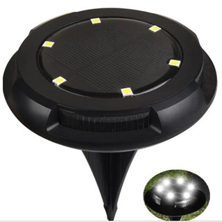 Solar Ground Lights with Bright LEDs for Garden and Pathways