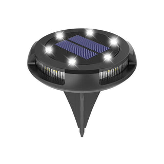 Solar Ground Lights with Bright LEDs for Garden and Pathways
