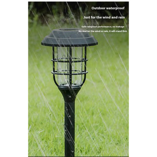 Solar LED Light for Garden with Modern Stripe Design for Outdoors