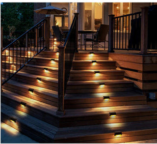 DecorBites™ Solar LED Outdoor Stair Lights Set