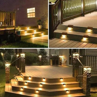DecorBites™ Solar LED Outdoor Stair Lights Set