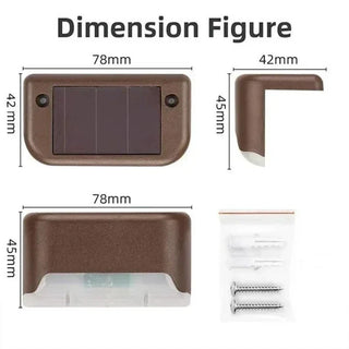 DecorBites™ Solar LED Outdoor Stair Lights Set