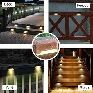 DecorBites™ Solar LED Outdoor Stair Lights Set
