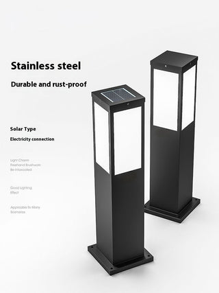 Solar Powered Yard Light for Stylish Outdoor Illumination