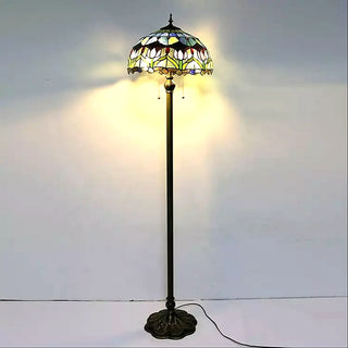 Tulip Stained Glass Tiffany Lamp - Floor Lamp