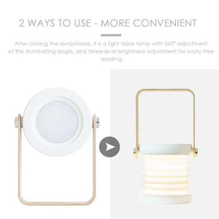 USB Rechargeable & Portable Lamp with Foldable LED Light Feature